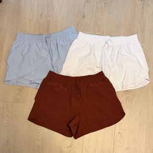 CALIA by Carrie Underwood Women's Athletic Shorts - White, Light Blue, Brownish